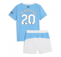 Manchester City Bernardo Silva #20 Koszulka Podstawowa dzieci 2025-26 Krótki Rękaw (+ krótkie spodenki)